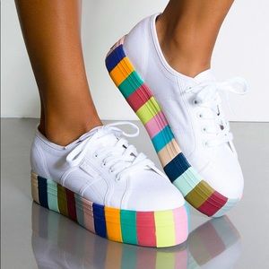 superga color block platform